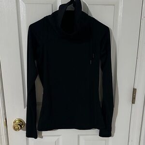 Nike Black Dri-Fit Long Sleeve Cowl Neck Top size M
